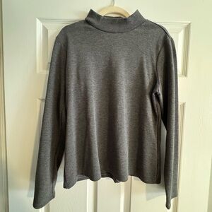 Banana Republic Charcoal Long Sleeve Top